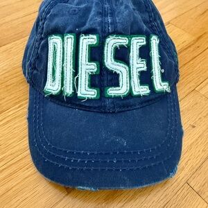 Diesel  Navy Blue  cap unisex ,one size